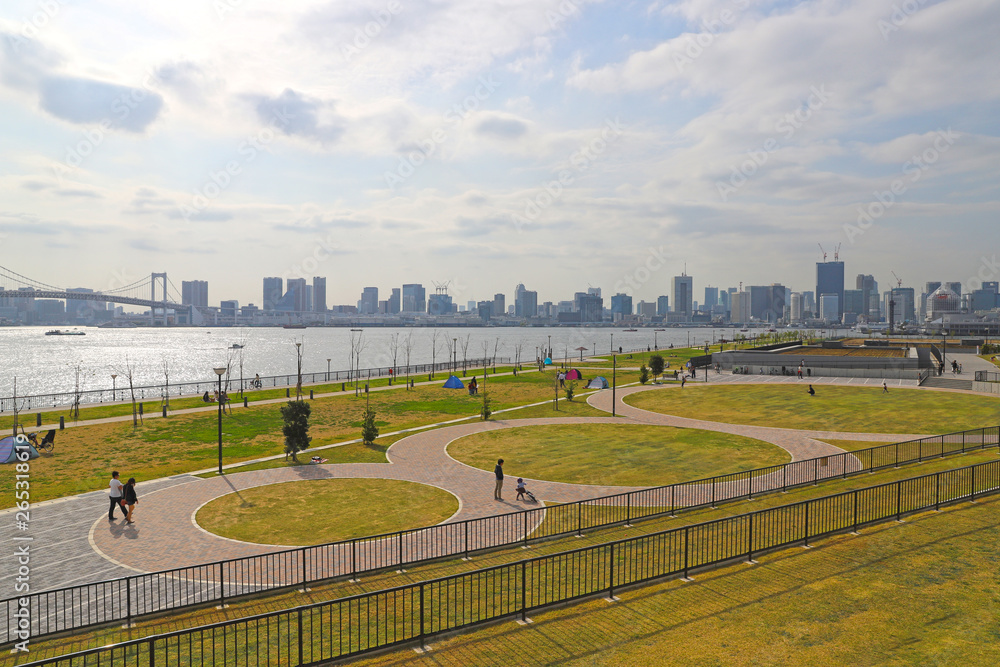 Obraz premium Park Toyosu Gururi