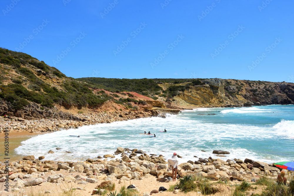 Zavial beach, Vila do Bispo, Algarve, Portugal
