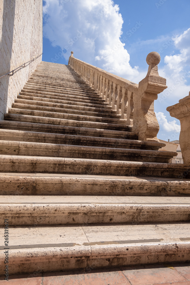 Fototapeta premium stairway to heaven Assisi in Italy