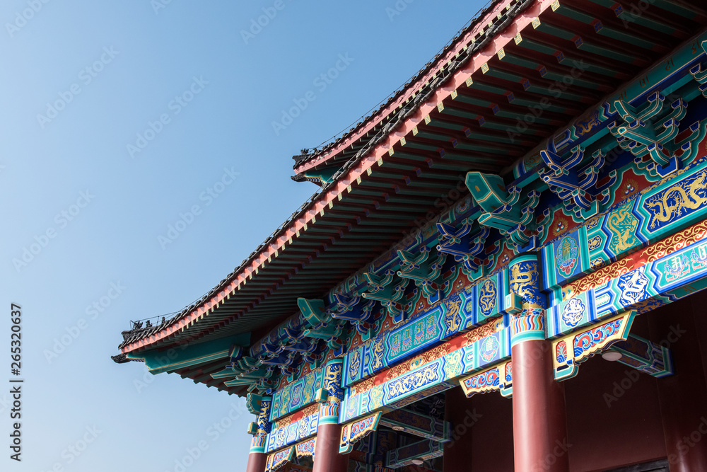 Ancient Chinese Architecture, Part of Temple Ancient Chinese Architecture, Part of Temple