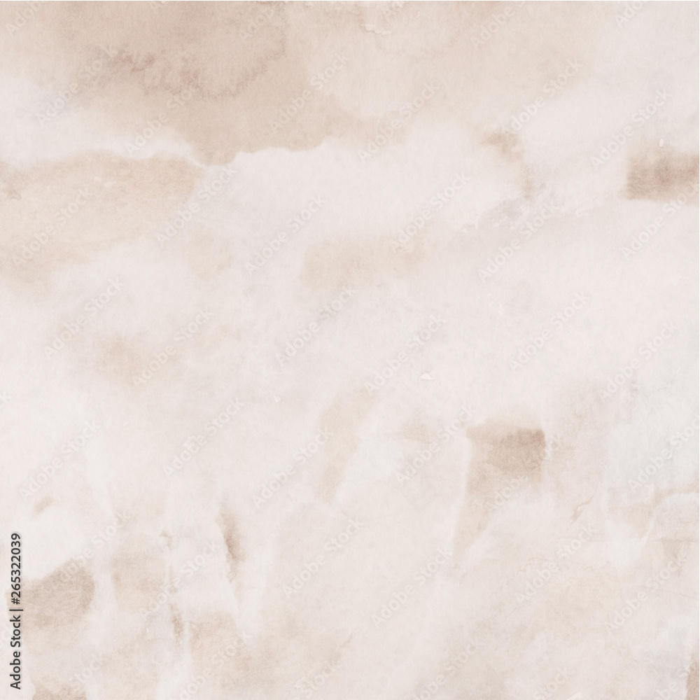 Naklejka premium Orange with brown ink and watercolor textures on white paper background. Paint leaks and ombre effects. Hand painted abstract image.