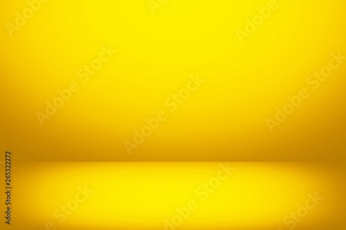 Abstract Luxury Gold Room Background Using for Product Presentation Backdrop.