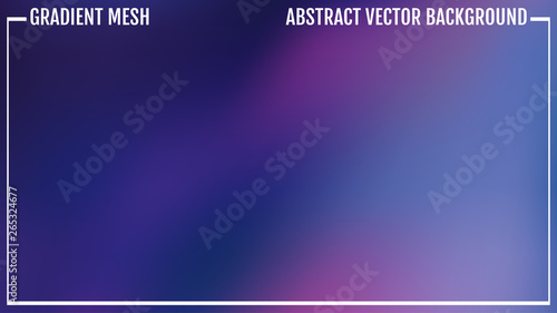 Abstract blue vector background, color mesh gradient, wallpaper for you project. Natural bright color