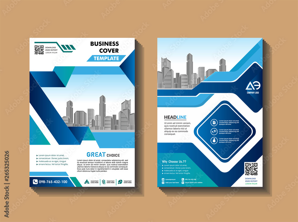 Abstract background annual report template, geometric design business brochure cover Abstract background annual report template, geometric design business brochure cover