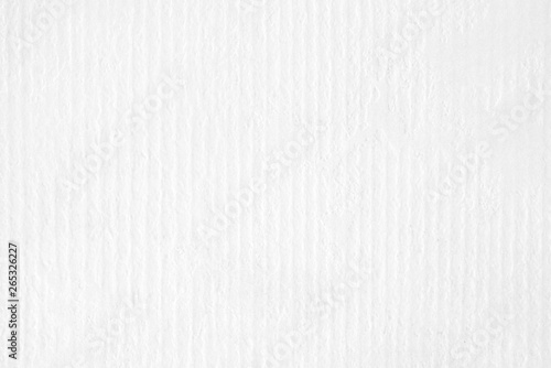 Striped Texture on White Concrete Wall Background.