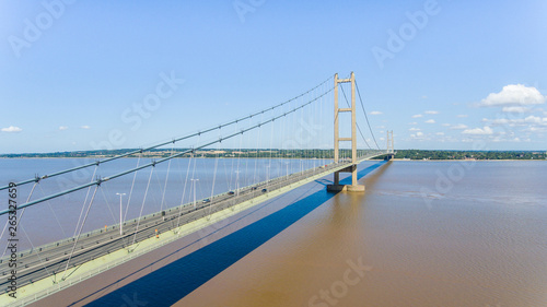 Aerial image of the Humber Bridge