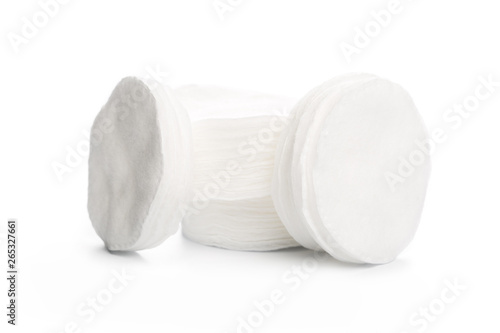 Cotton swabs isolated on a white background
