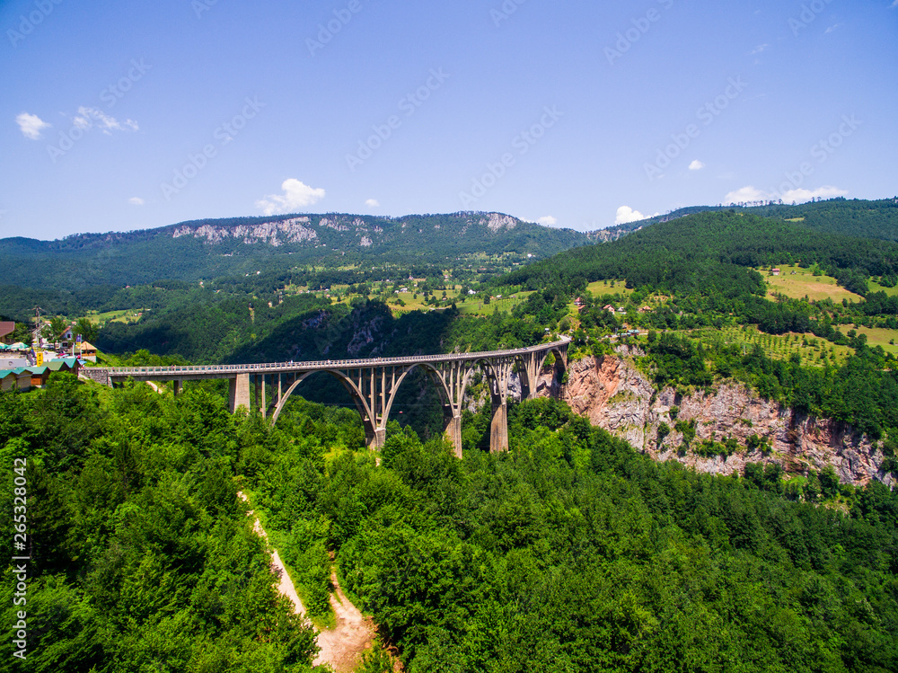 Mountain River Arc Bridge