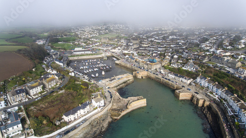 Aerial image of Porthleven Cornwall