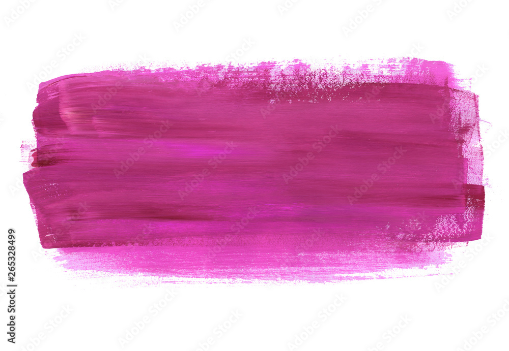 Purple paint isolated on white background