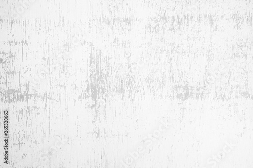 White Grunge Painting on Wooden Wall Texture Background.