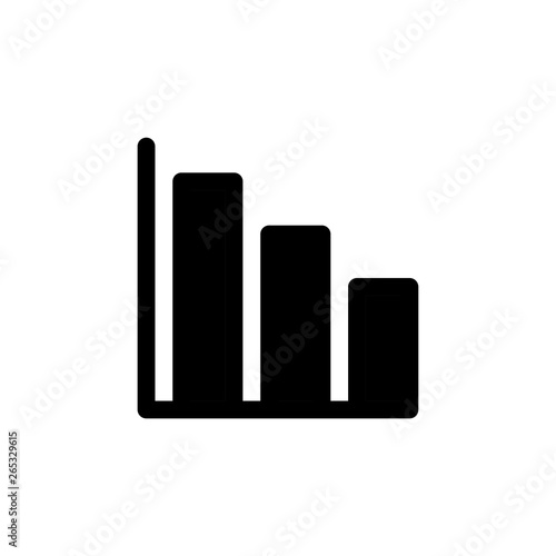 Diagram Chart vector icon Diagram Chart concept stroke symbol design