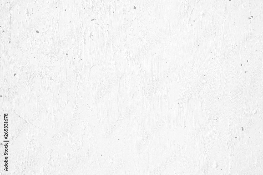 White Stucco Texture Wall Background.