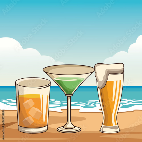 alcoholic drinks beverages cartoon