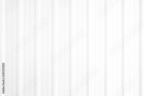 White Corrugated Metal Wall Texture Background.