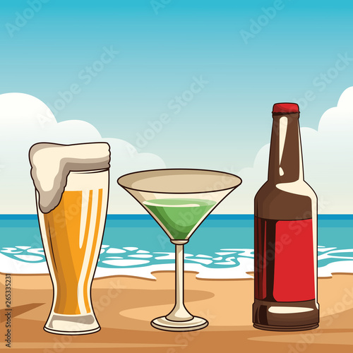 alcoholic drinks beverages cartoon