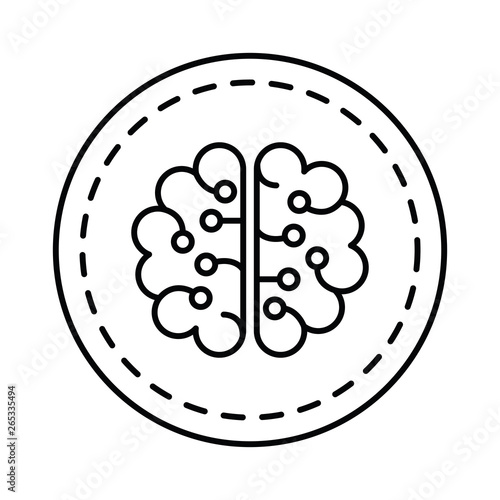 brain human organ icon