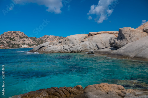 La Maddalena Archipelago National Park  on the coast of Sardinia province of Sassari   northern Sardinia  Italy.