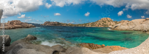 Fototapeta Naklejka Na Ścianę i Meble -  La Maddalena Archipelago National Park, on the coast of Sardinia province of Sassari,  northern Sardinia, Italy.
