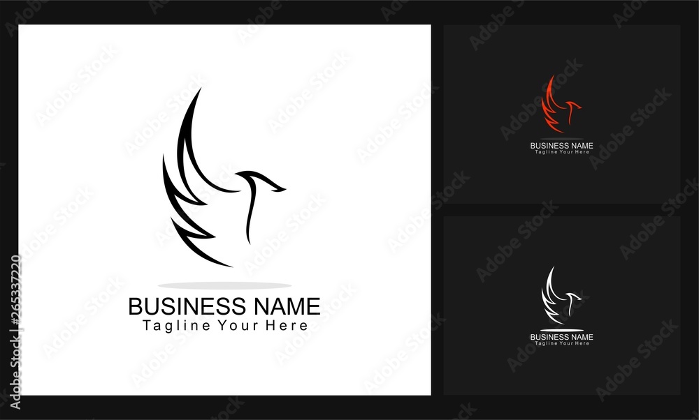 eagle concept design business logo eagle concept design business logo