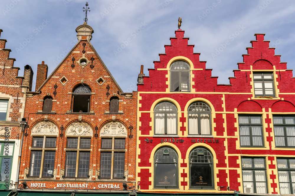 Old Markt Square in Bruges, Belgium