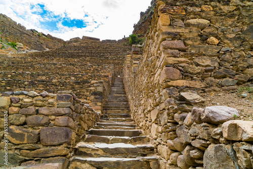 Terraces of Pumatallis at Ollantaytambo photo