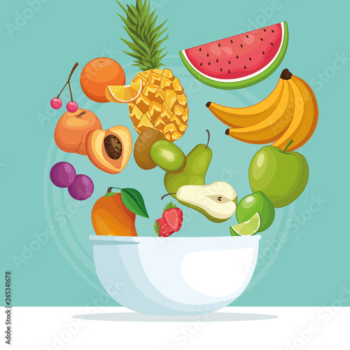 fruit bowl icon