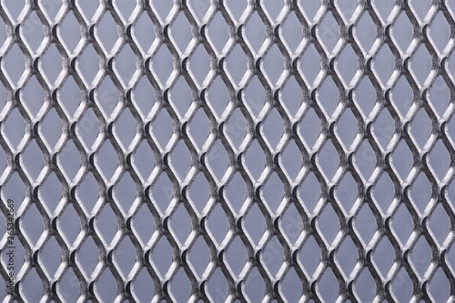 Metal mesh as a structure and background with different orientations.