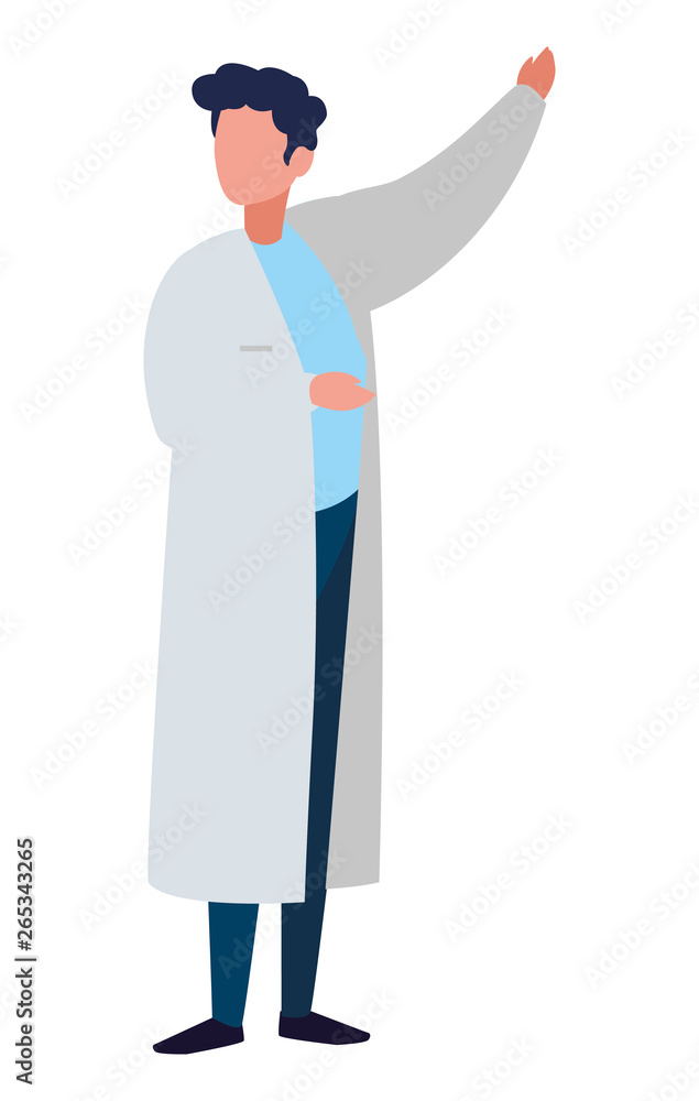 male medicine worker with uniform male medicine worker with uniform