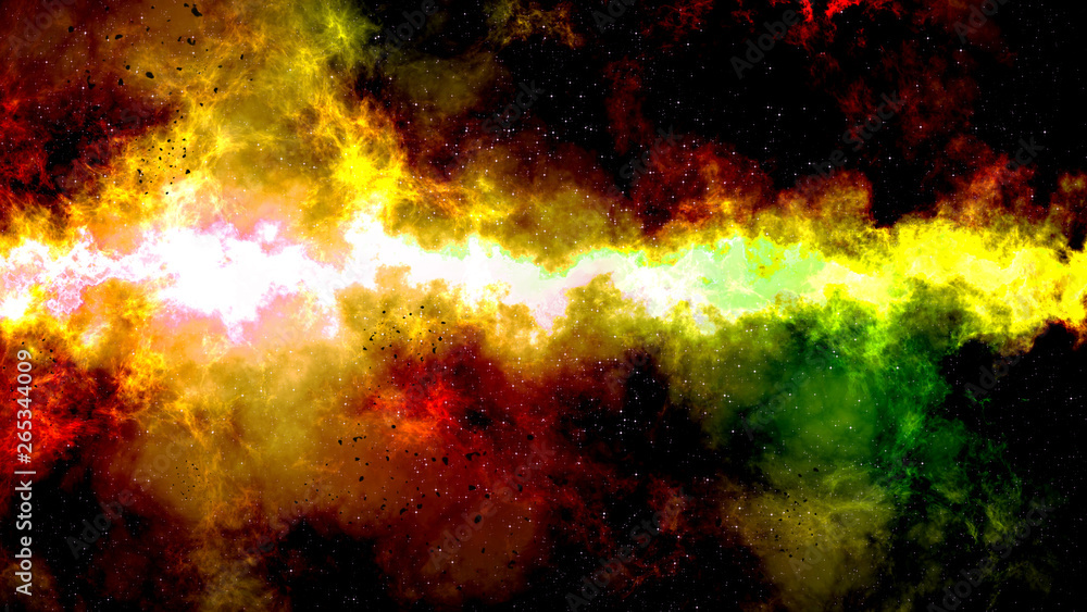 Universe filled with stars, deep space nebula and galaxy Universe filled with stars, deep space nebula and galaxy