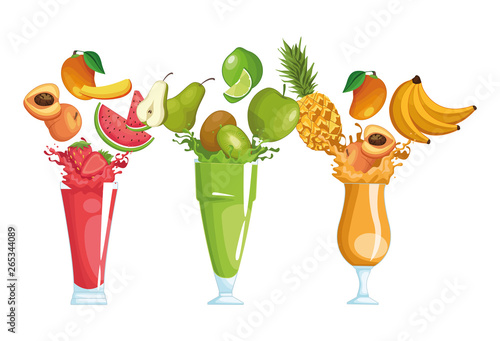 smoothies with fruit