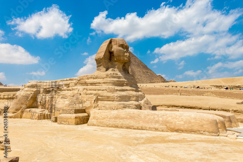 The Great Sphinx of Giza in ancient Egypt