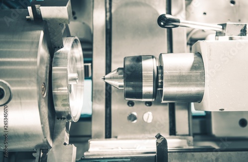 Fototapeta Metal Working Lathe Machine