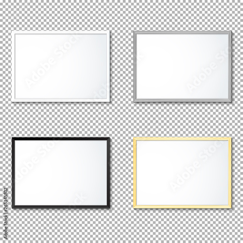 various frame mockup template set.