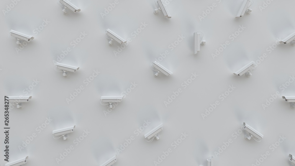 Security camera cctv pattern, abstract white cyber security ...