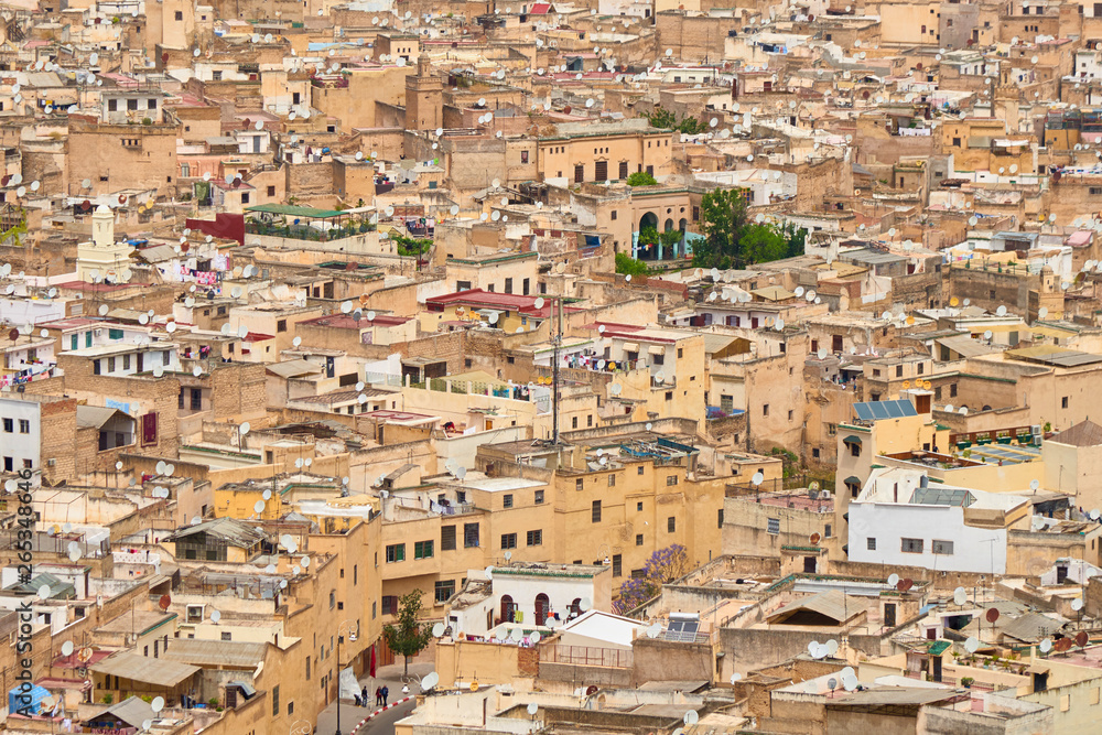 Houses in Fes, Morocco