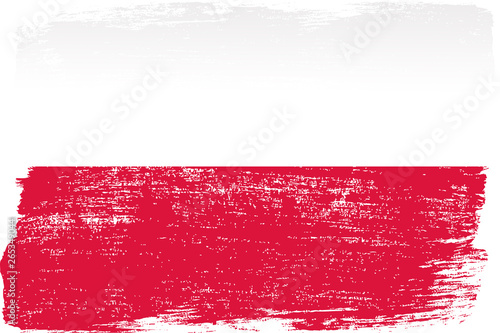Obraz na płótnie Malowana flaga w salonie