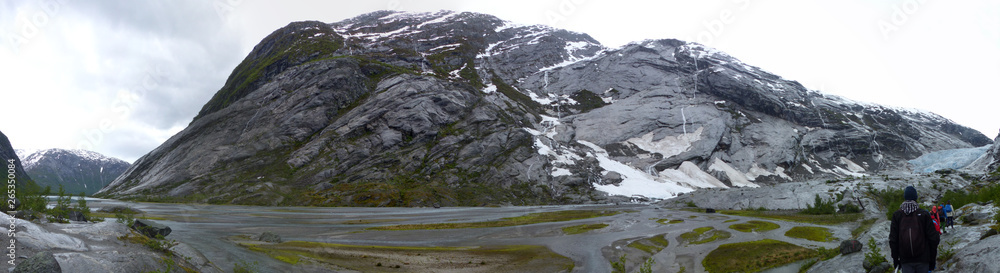 Nigardsbreen glacier. Jostedalsbreen national park. Norway