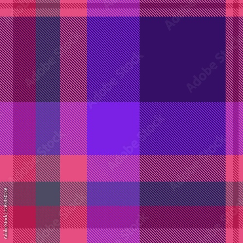 Tartan, plaid pattern seamless vector illustration. Checkered texture for clothing fabric prints, web design, home textile.
