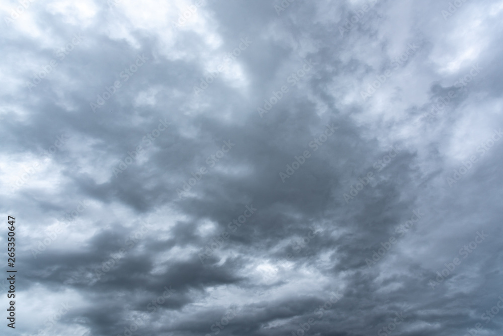 Dark rainy cloudy sky. Dark rainy cloudy sky.