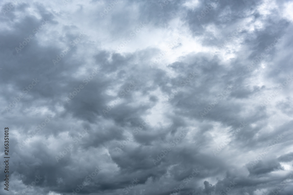 Dark rainy cloudy sky. Dark rainy cloudy sky.