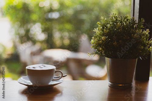 coffee at the window