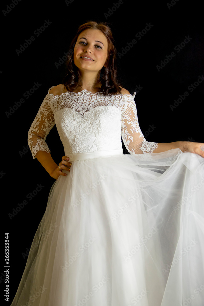 Bride in a wedding dress Bride in a wedding dress
