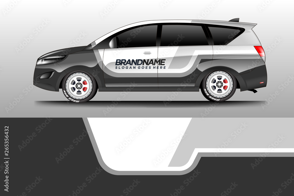 Wrap car racing designs vector . Background designs decal Wrap car racing designs vector . Background designs decal