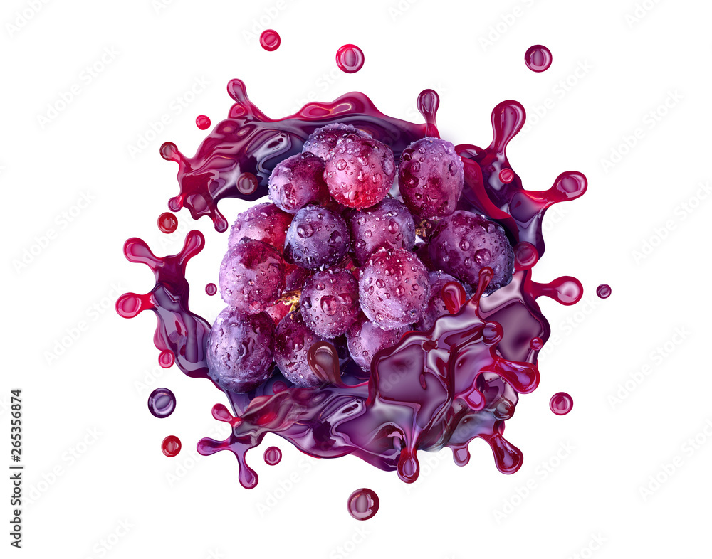 Fresh Grape Juice Red Wine Splash Swirl With Ripe Grapes Tasty Berry fresh-grape-juice-red-wine-splash-swirl-with-ripe-grapes-tasty-berry