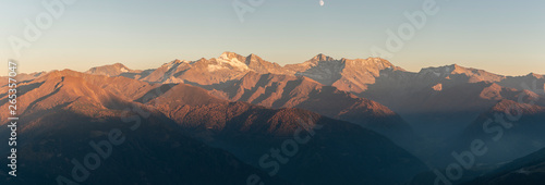 evening mountain panorama