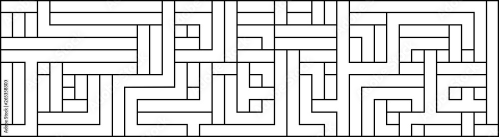 Black & white geometric line art, vector illustration Black & white geometric line art, vector illustration