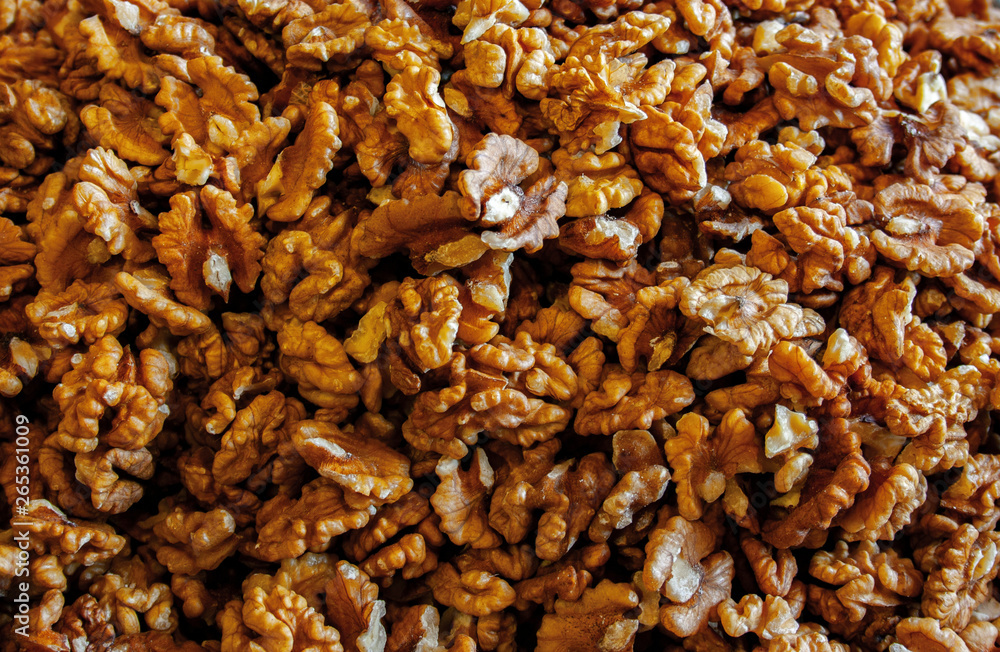 Close up picture of organic walnuts. Close up picture of organic walnuts.