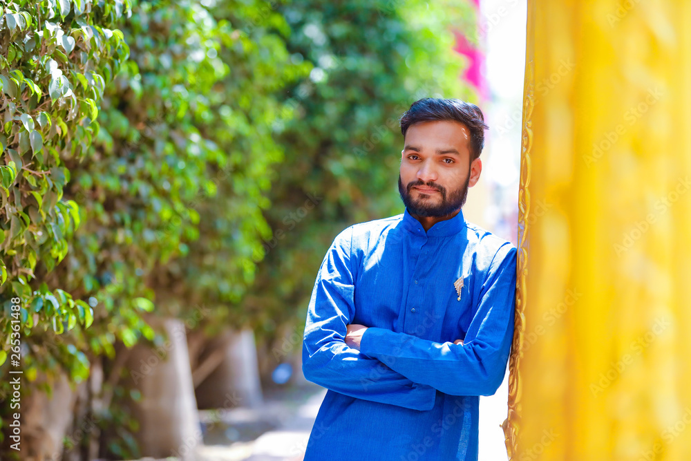 Young indian man in traditional wear Young indian man in traditional wear