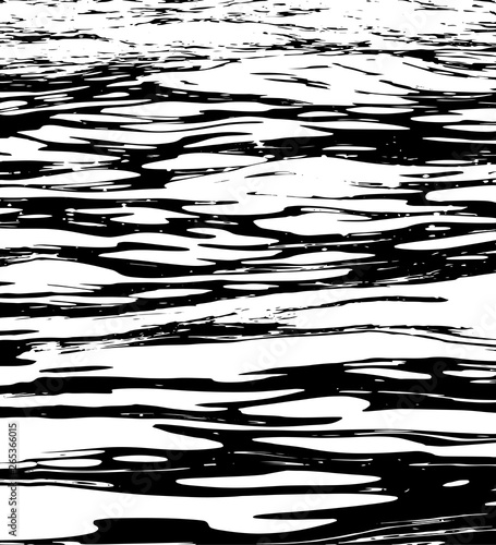  Black and white water waves grunge texture  - abstract water surface natural material texture for your design and overlay.       